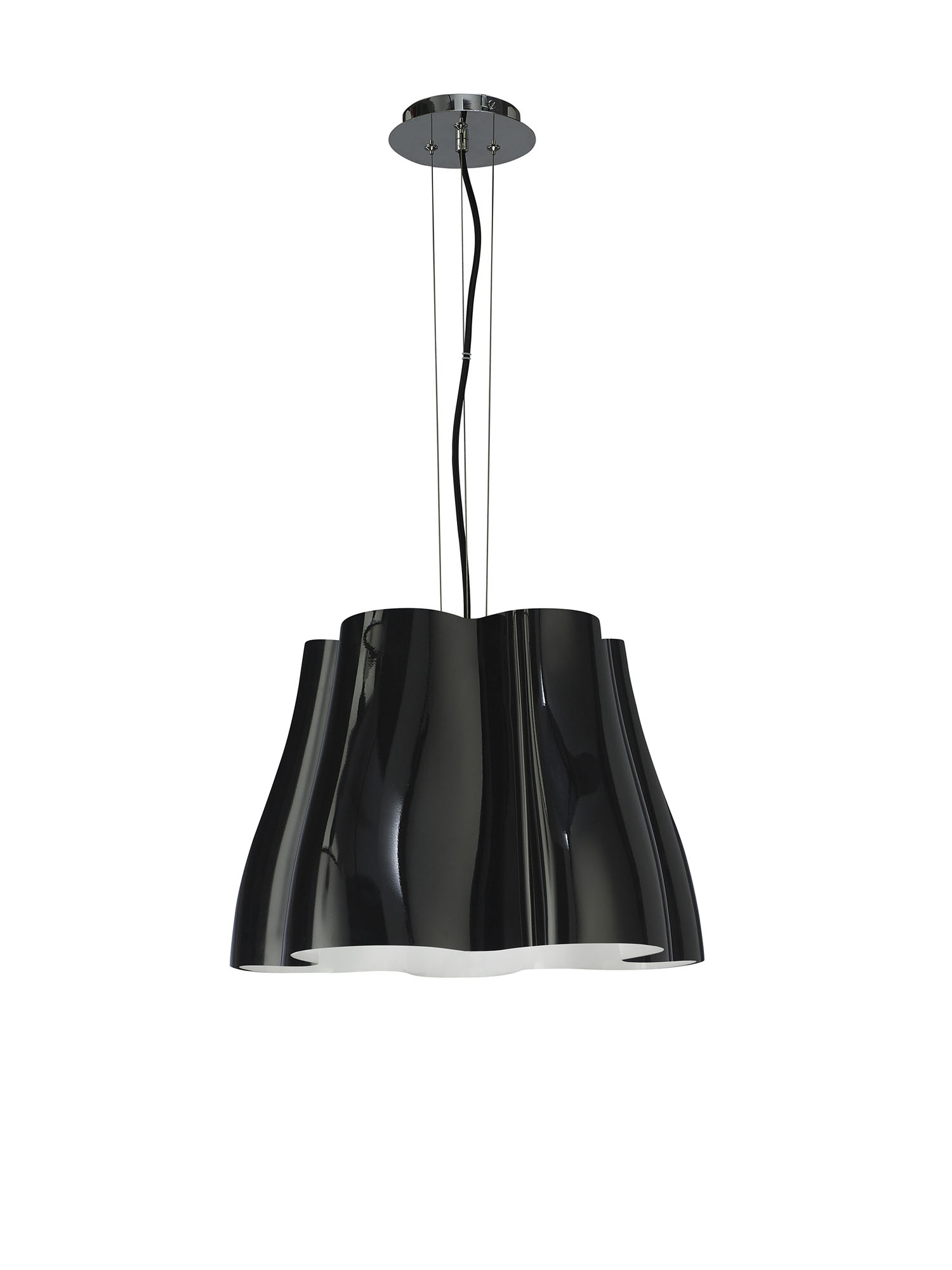 M3721  Miss Pendant 3 Light Gloss Black